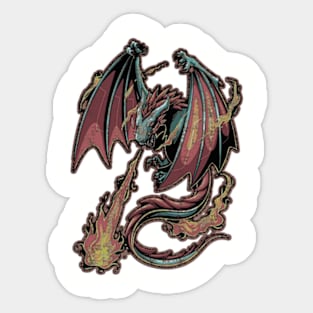 Mythical Dragon Sticker